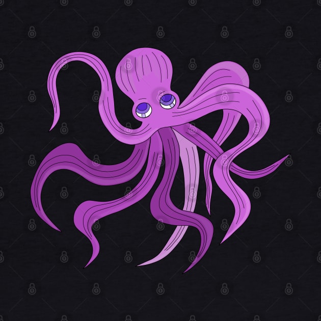 A fluffy octopus swinging tentacles by DiegoCarvalho